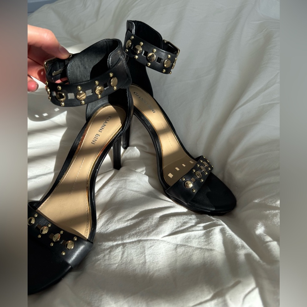Gianni Bini Elegant Black Studded Heels